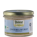 Zwiebelwurst gekocht  im Glas