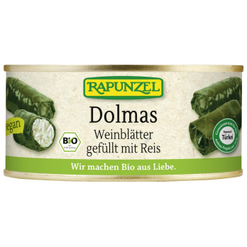 Dolmas Weinblätter gefüllt mit Reis
