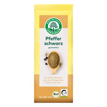 Pfeffer schwarz gemahlen