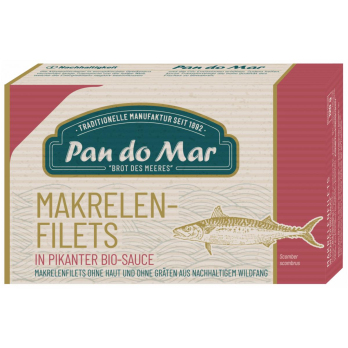 Makrelenfilet in pikanter Sauce