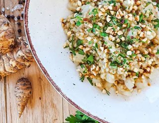 Topinambur-Risotto