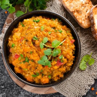 Rote-Linsen-Süßkartoffel-Curry