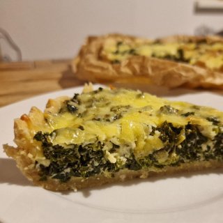 Grünkohl-Quiche