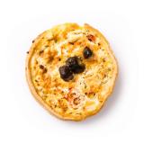 Dinkel-Quiche mit Ziegenk.u.Datteln