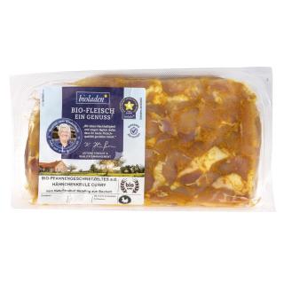 b*Pfannengeschnetzeltes Curry vom Hähnchen