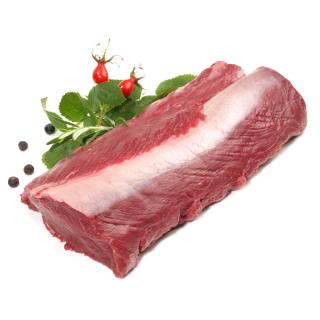 Rothirschrücken halb ohne Knochen ca. 1,25kg