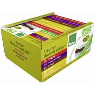 Sortiment aus 5 Bio Brotsorten