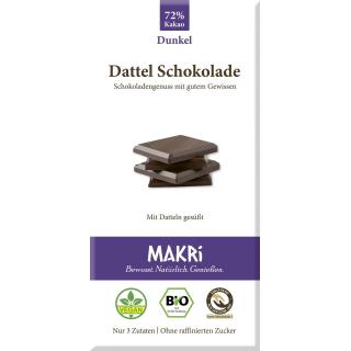 MAKRI Dattel Schokolade - Dunkel 72%