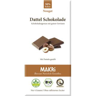 MAKRI Dattel Schokolade - Nougat 50%