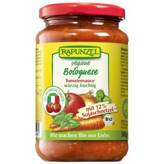 Tomatensauce Bolognese, vegetarisch, mit Soja