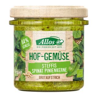 Hofgemüse Spinat Pinienkerne