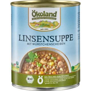 Linsensuppe m. Würstchenscheiben