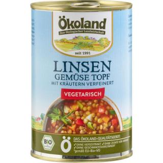 Linsen Gemüse Topf 400g