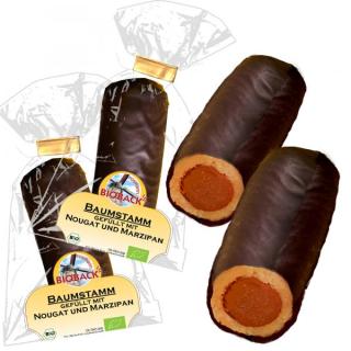 Baumstämme in Tüte