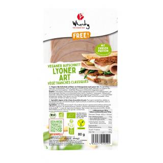 Veganer Aufschnitt Lyoner Art 80g