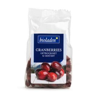 Cranberries gesüßt