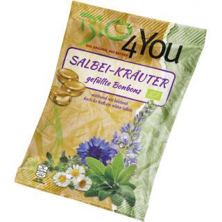 Salbei Kräuter gefüllte Bonbons