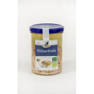Hühnerbrühe mit Fleischeinlage