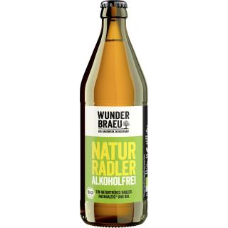 Wunderbräu Naturradler alkoholfrei 0,5 l