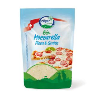 Mozzarella gerieben