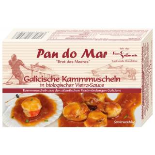 Galicische Kammmuscheln in Sauce