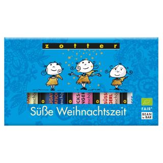 Zotter, Süße Weihnachtszeit Schoko-Minis, 5 Sorten (100g)