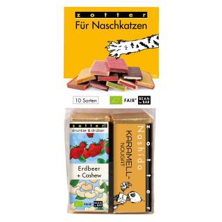 Zotter, Für Naschkatzen, (10x8,5g)