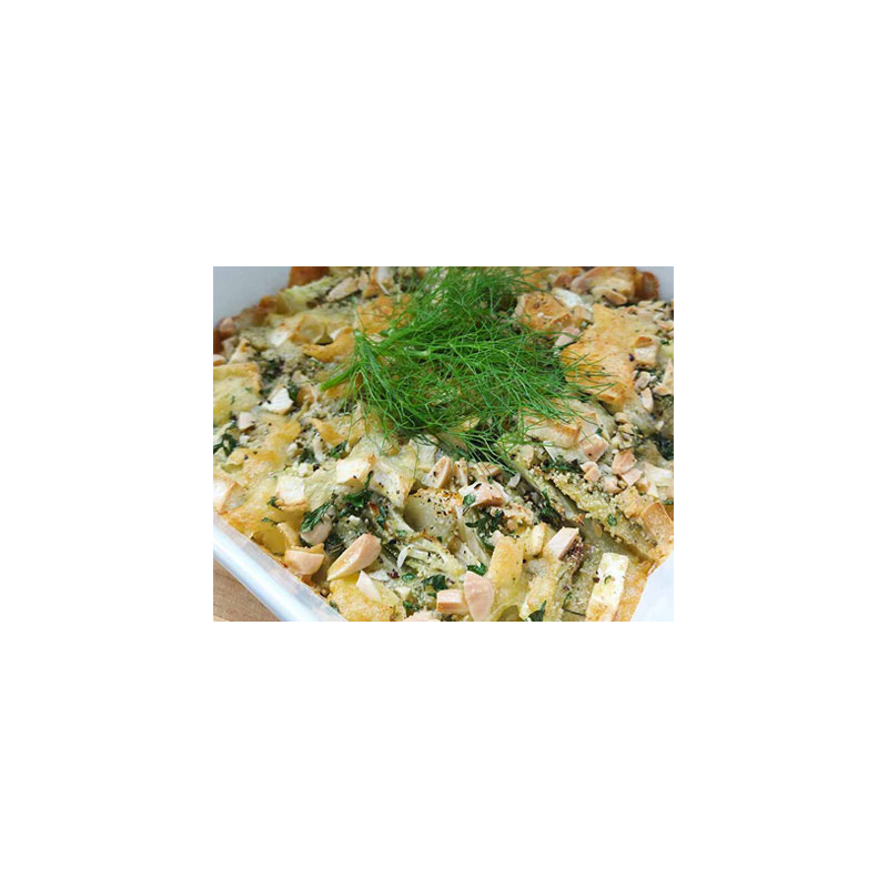 Gratinierter Fenchel mit Mandeln