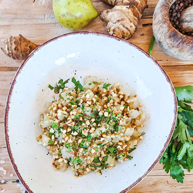 Topinambur-Risotto
