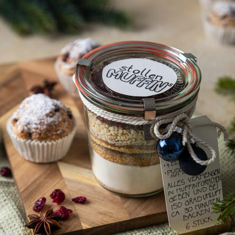 Stollen-Muffins zum Genießen oder Verschenken