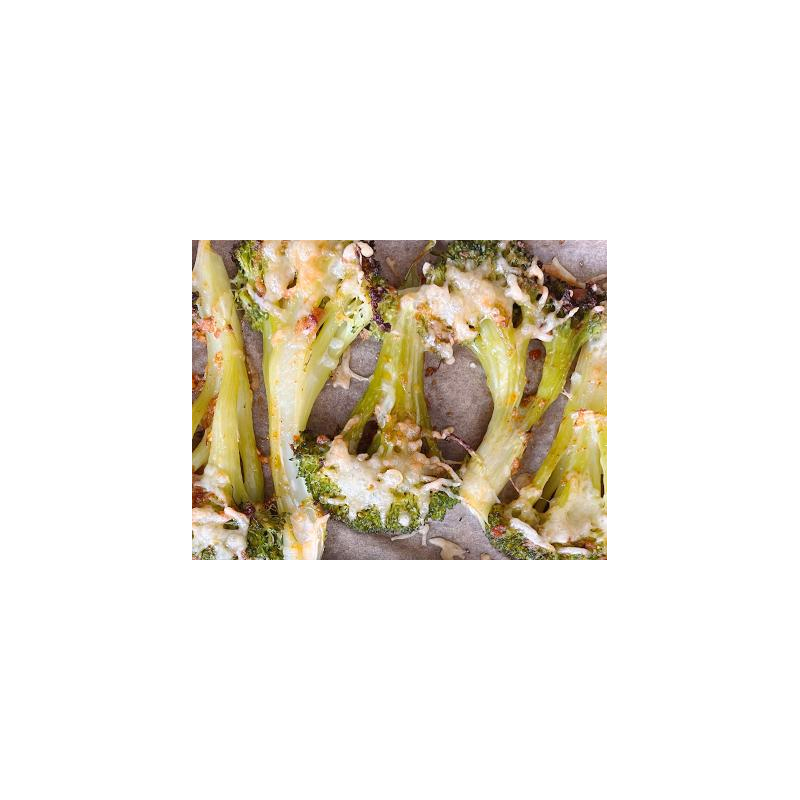 Smashed Broccoli mit Parmesan