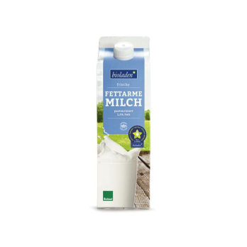 Fettarme Milch 1,5%, Karton "Bioladen"