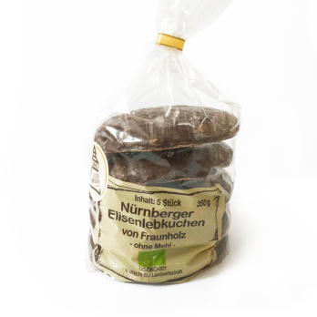 Elisen-Lebkuchen, 5 Stück, schokoliert