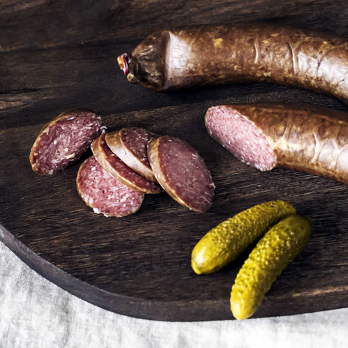 Schaf-Salami am Stück, ca. 150g