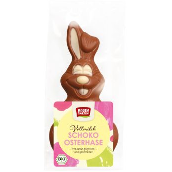 Osterhase Vollmilch geschminkt