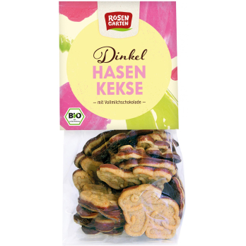 Dinkel-Osterhasenkeks Vollmilch
