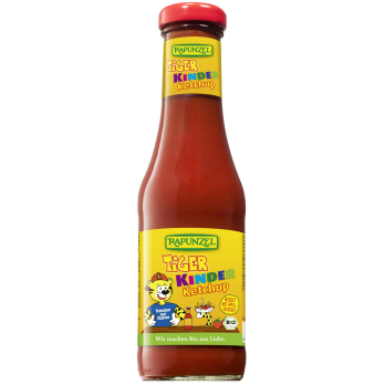 Tiger Kinder-Ketchup in der Flasche