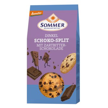 Dinkel Cookies mit Zartbitter-Schokolade
