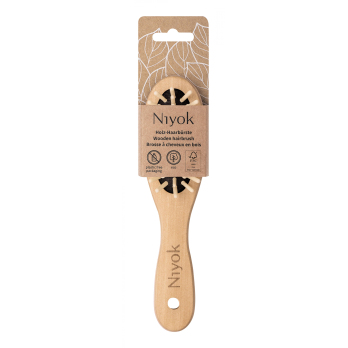 Haarbürste klein mit Holznoppen