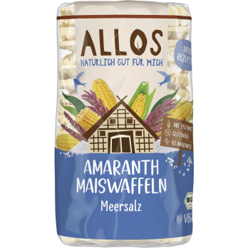 Amaranth Maiswaffeln Meersalz