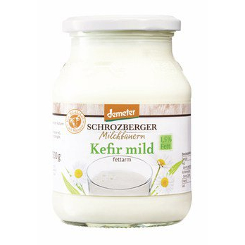 Kefir, 1,5 %, 500 g im Glas