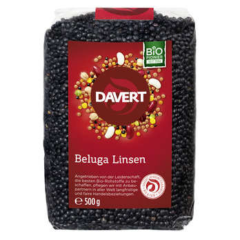 Beluga Linsen, schwarz