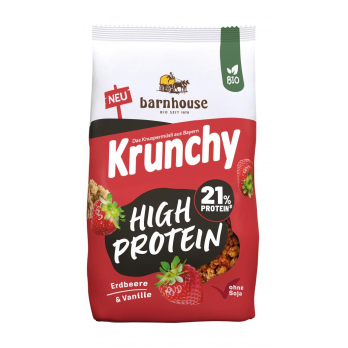 Krunchy High Protein Erdbeer-Vanille