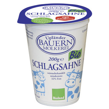 Schlagsahne, 200g im Becher