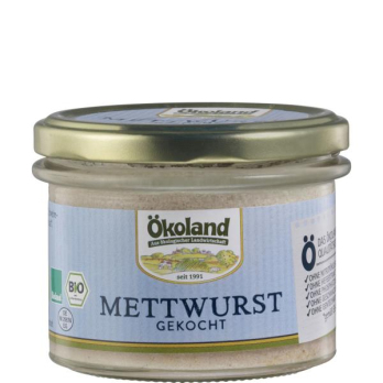 Gourmet Mettwurst gekocht  im Glas