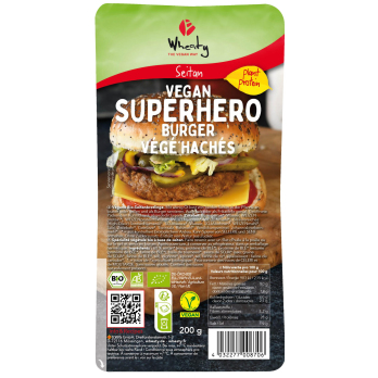 Wheaty Veganer Superhero Burger