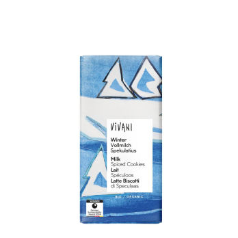 Winterschokolade Vollmilch + Spekulatius