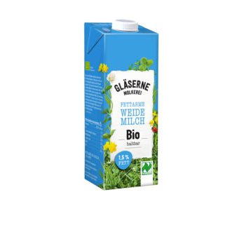 H-Milch, Gläserne Molkerei, 1,5 %