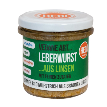 Vegane Art Leberwurst aus Linsen