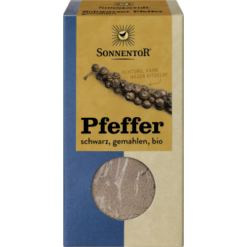 Pfeffer schwarz gemahlen Tüte